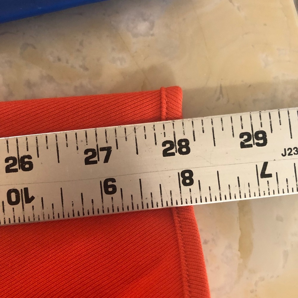 VTG Ralph‎ Lauren Equestrian Riding Pants Breeches Orange Suede Patch Womens 10 - Picture 11 of 11